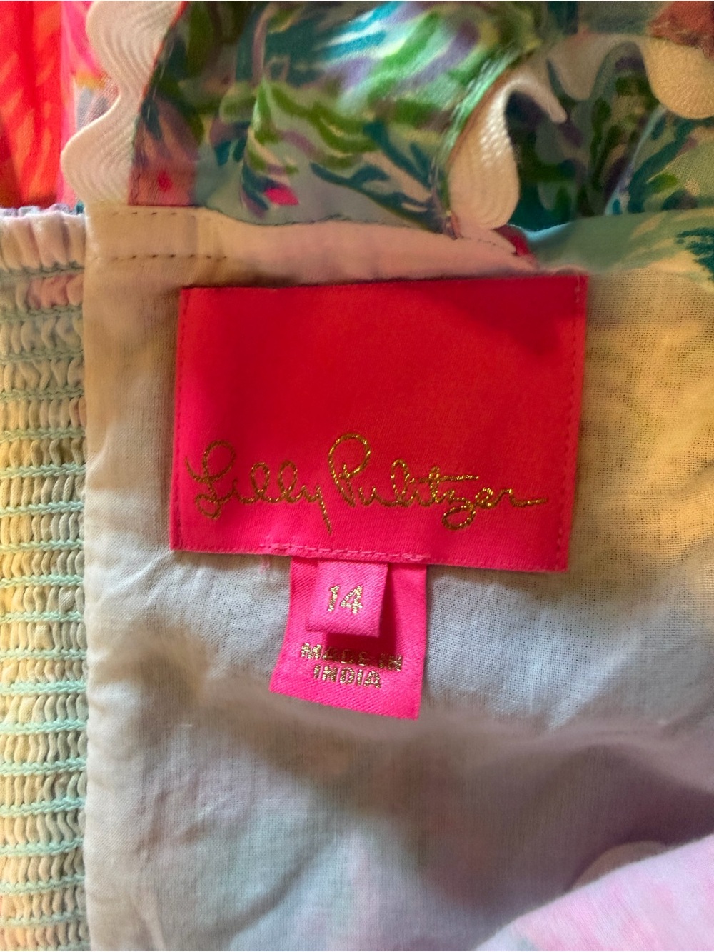 Lilly Pulitzer Sleeveless Tiered Floral Maxi in Pink, Green & Blue - Picture 9 of 14